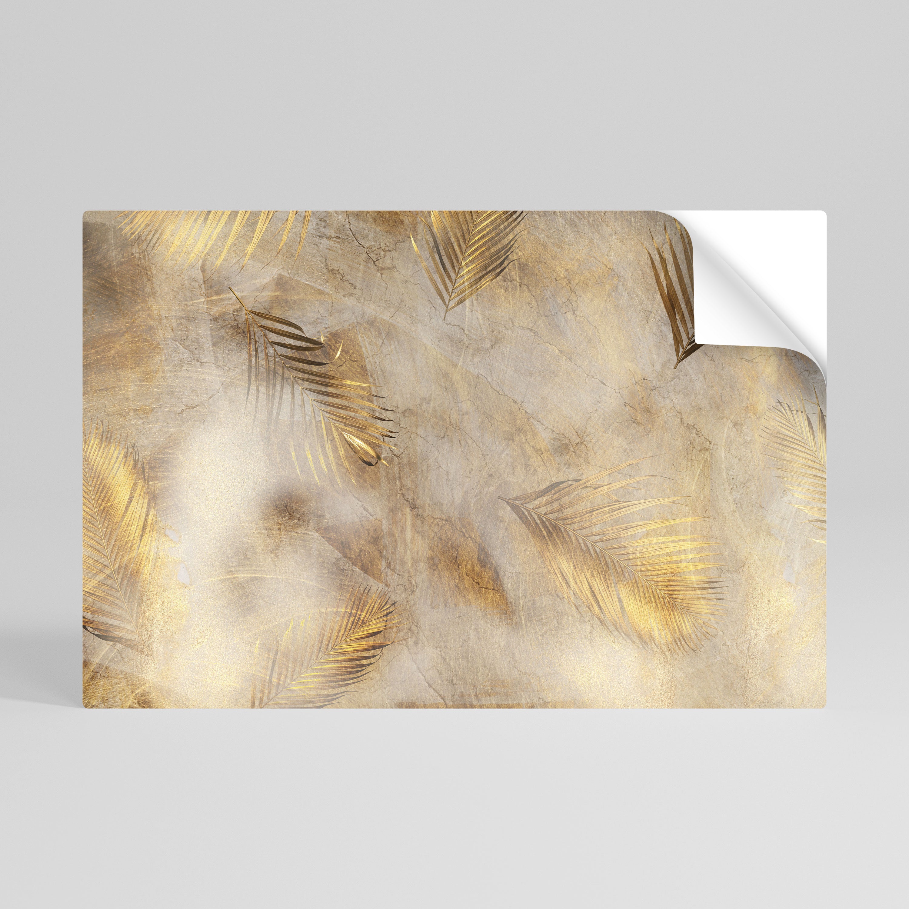 Löv av prakt horisontell affisch med självhäftande text