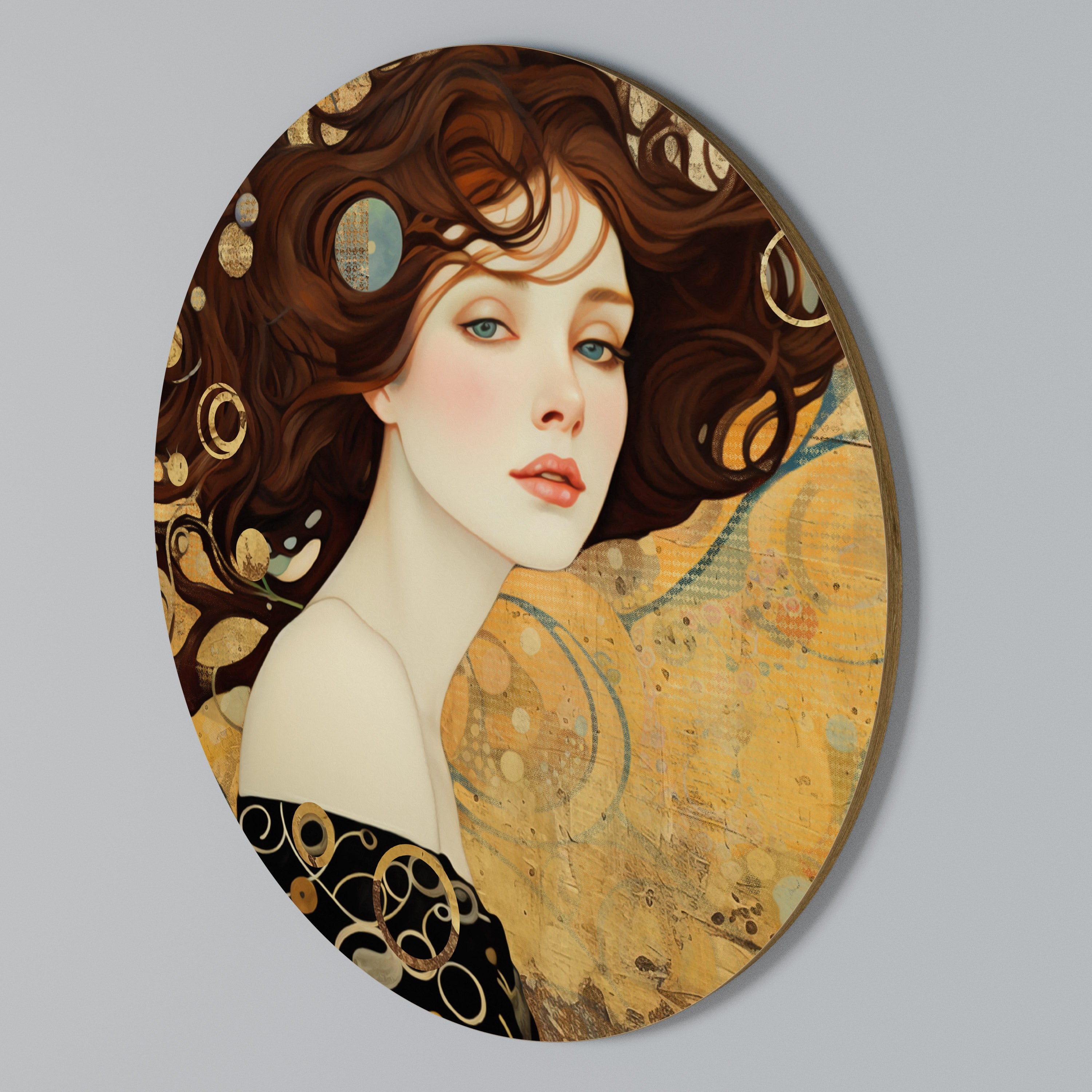 LOST IN THOUGHT Rund väggdekor