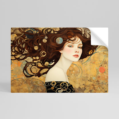 LOST IN THOUGHT Peel and Stick Horizontal Poster