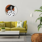 CLASSIC COOL DOTS Round Wall Art