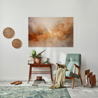 AMBER WHISPERS horisontell affisch med självhäftande motiv