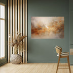 AMBER WHISPERS horisontell affisch med självhäftande motiv