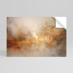 AMBER WHISPERS horisontell affisch med självhäftande motiv