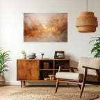 AMBER WHISPERS horisontell affisch med självhäftande motiv