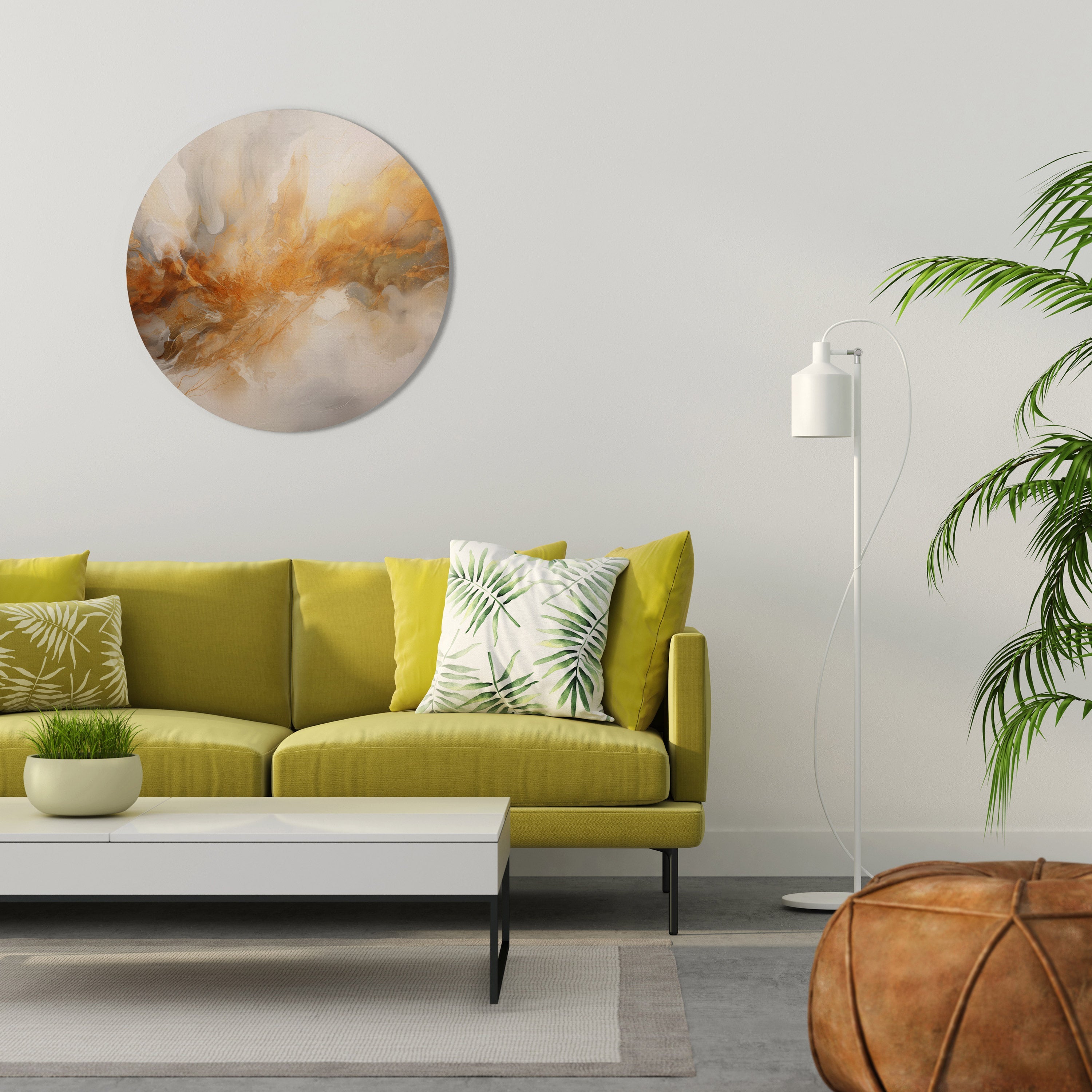 MOLTEN MELODIES Rund Väggdekoration