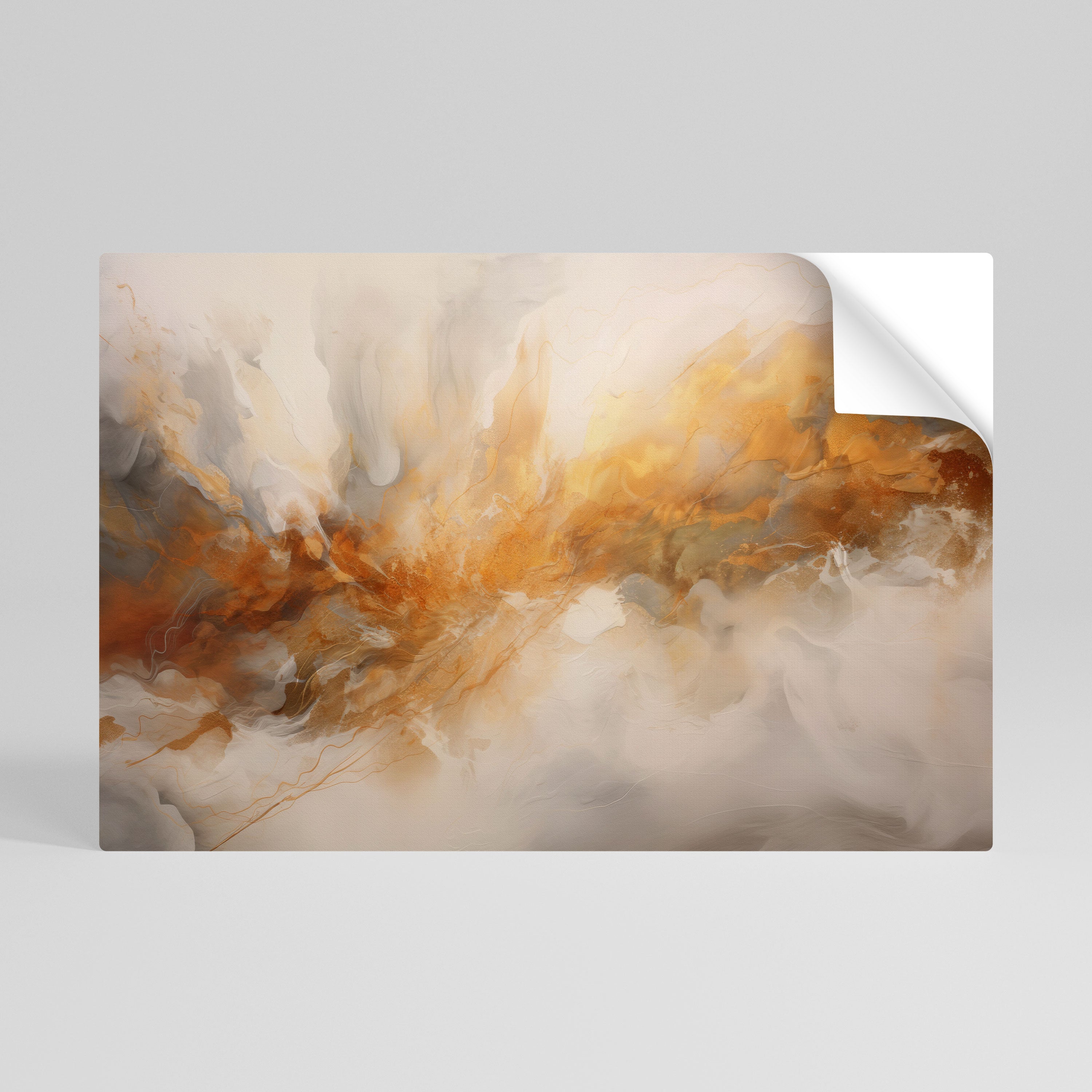 MOLTEN MELODIES Horisontell affisch med självhäftande text