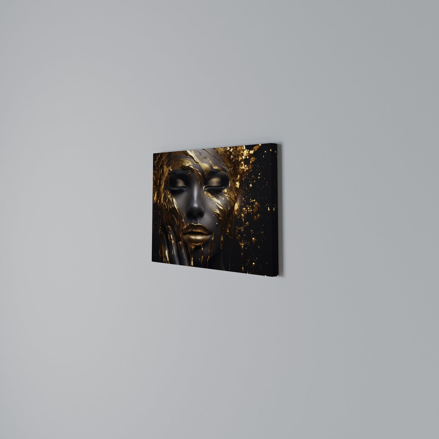 GOLDEN GODDESS Horizontal Canvas Print