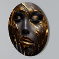 GOLDEN GODDESS Rund väggdekor
