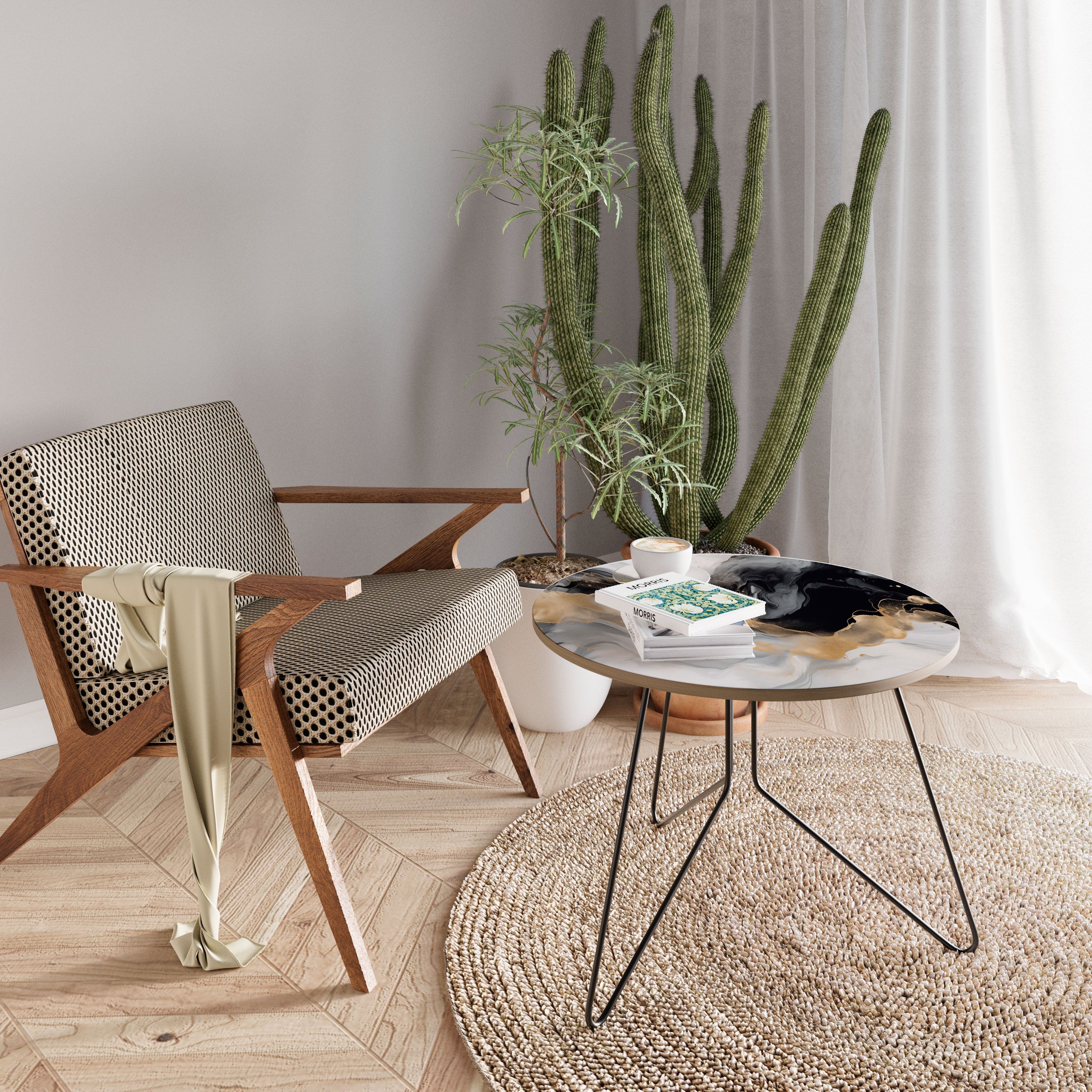 SVART OCH VITT CONFLUENCE Soffbord 69