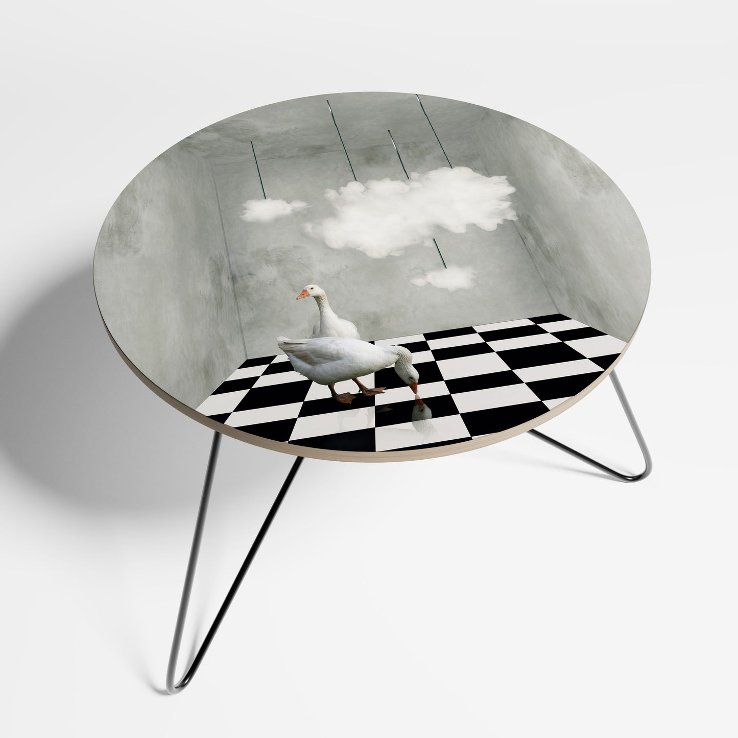 CHESS CLOUD SWAN Stort soffbord
