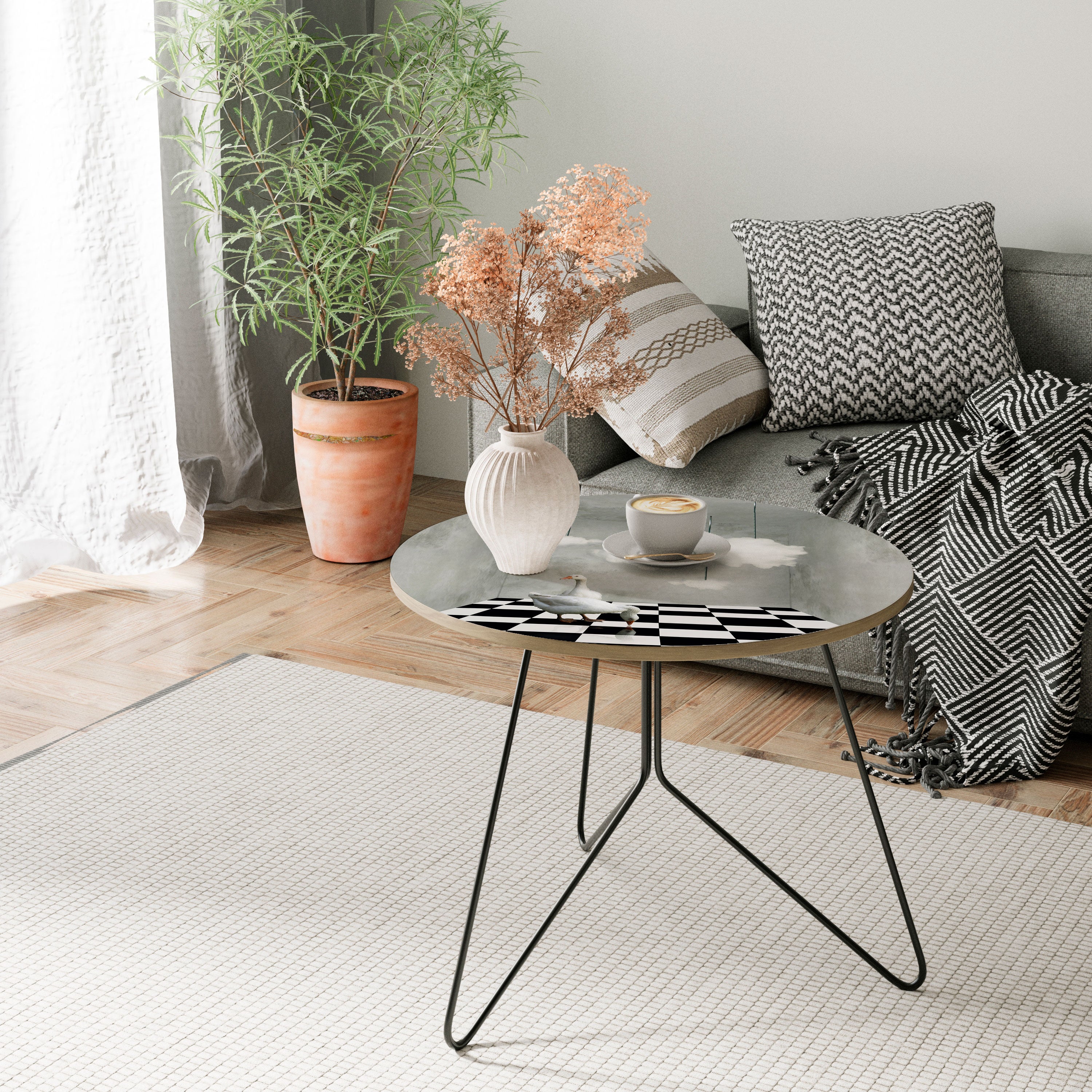 CHESS CLOUD SWAN Large Coffee Table