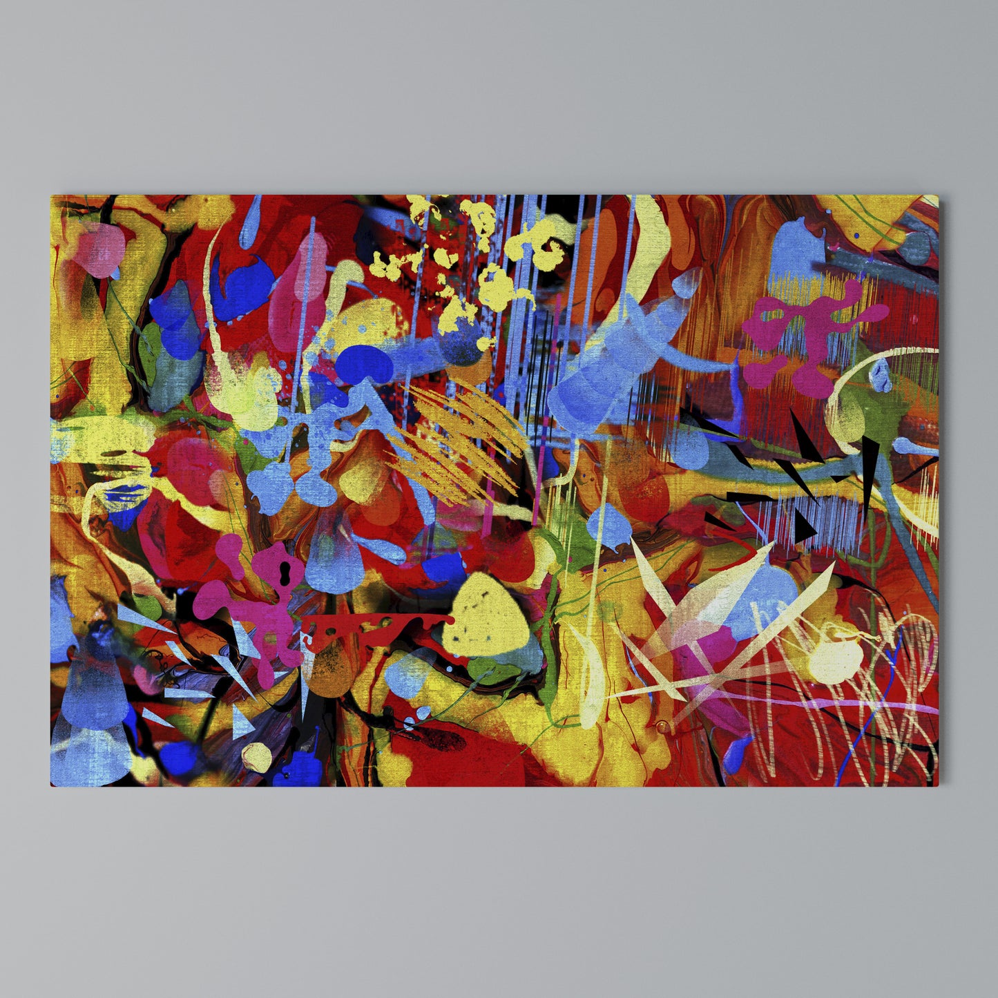 ABSTRACT RHAPSODY Horizontal Canvas Print