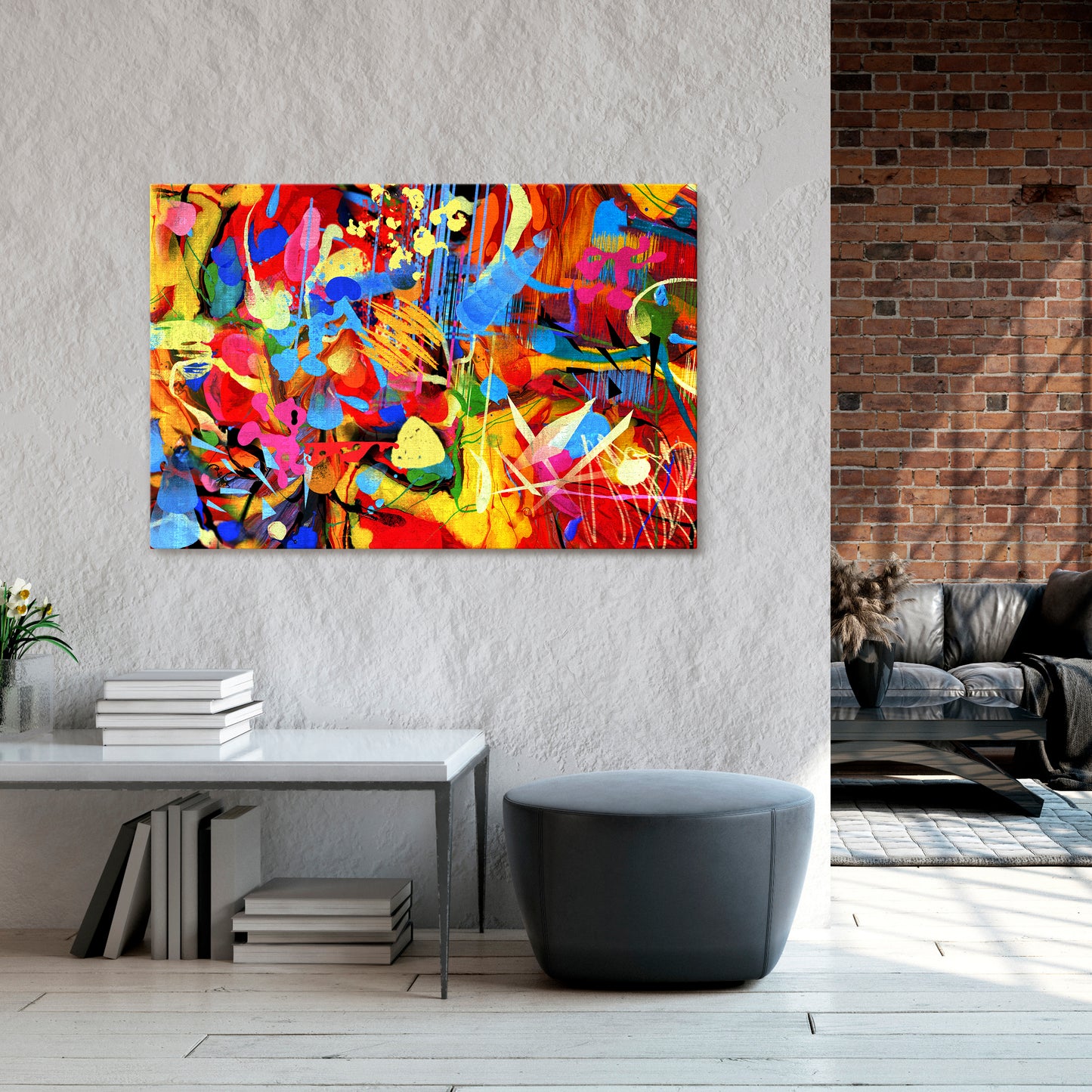 ABSTRACT RHAPSODY Horizontal Canvas Print