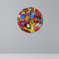 ABSTRACT RHAPSODY Round Wall Art