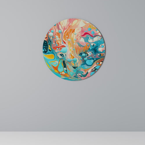 KONSTNÄRLIG ALKEMI Rund Väggkonst