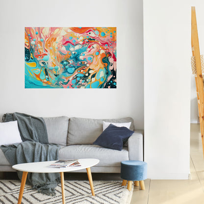 ARTISTIC ALCHEMY Peel and Stick Horizontal Poster