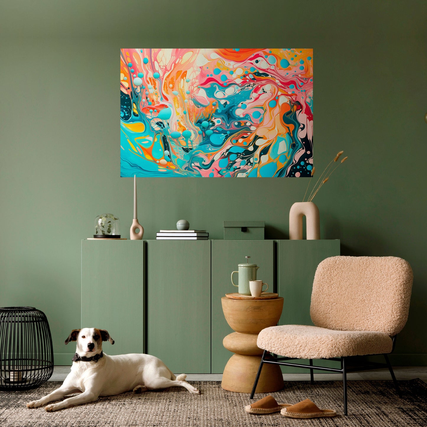 ARTISTIC ALCHEMY Peel and Stick Horizontal Poster
