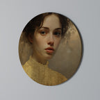 ETHEREAL ECOUNTER Round Wall Art