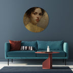 ETHEREAL ECOUNTER Round Wall Art