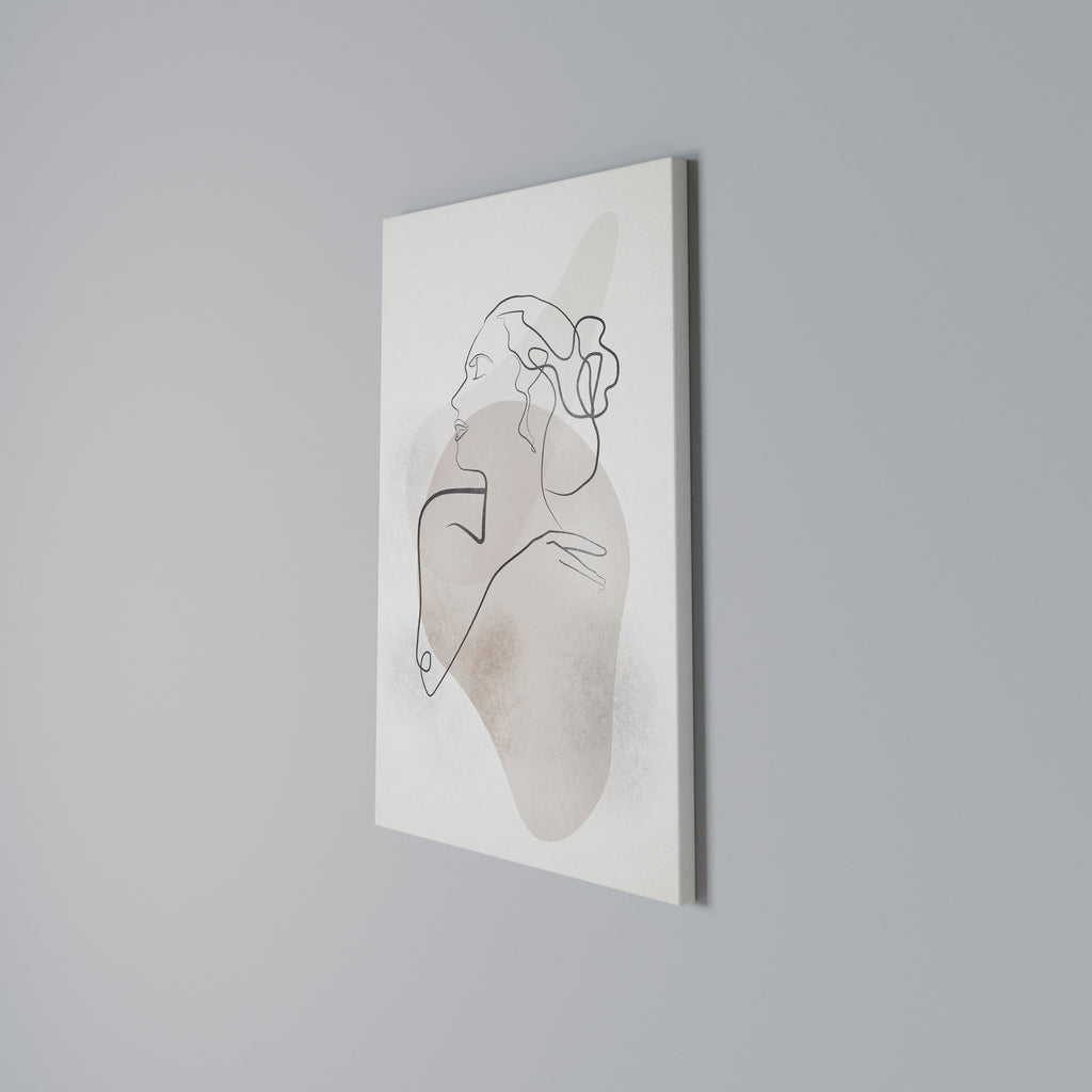 GRACEFUL LINES Vertical Canvas Print