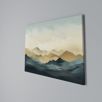 MOUNTAIN MELODY Horizontal Canvas Print