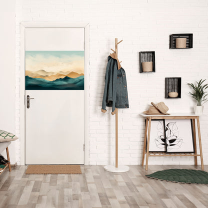 Mountain Melody horisontell affisch med självhäftande mönster