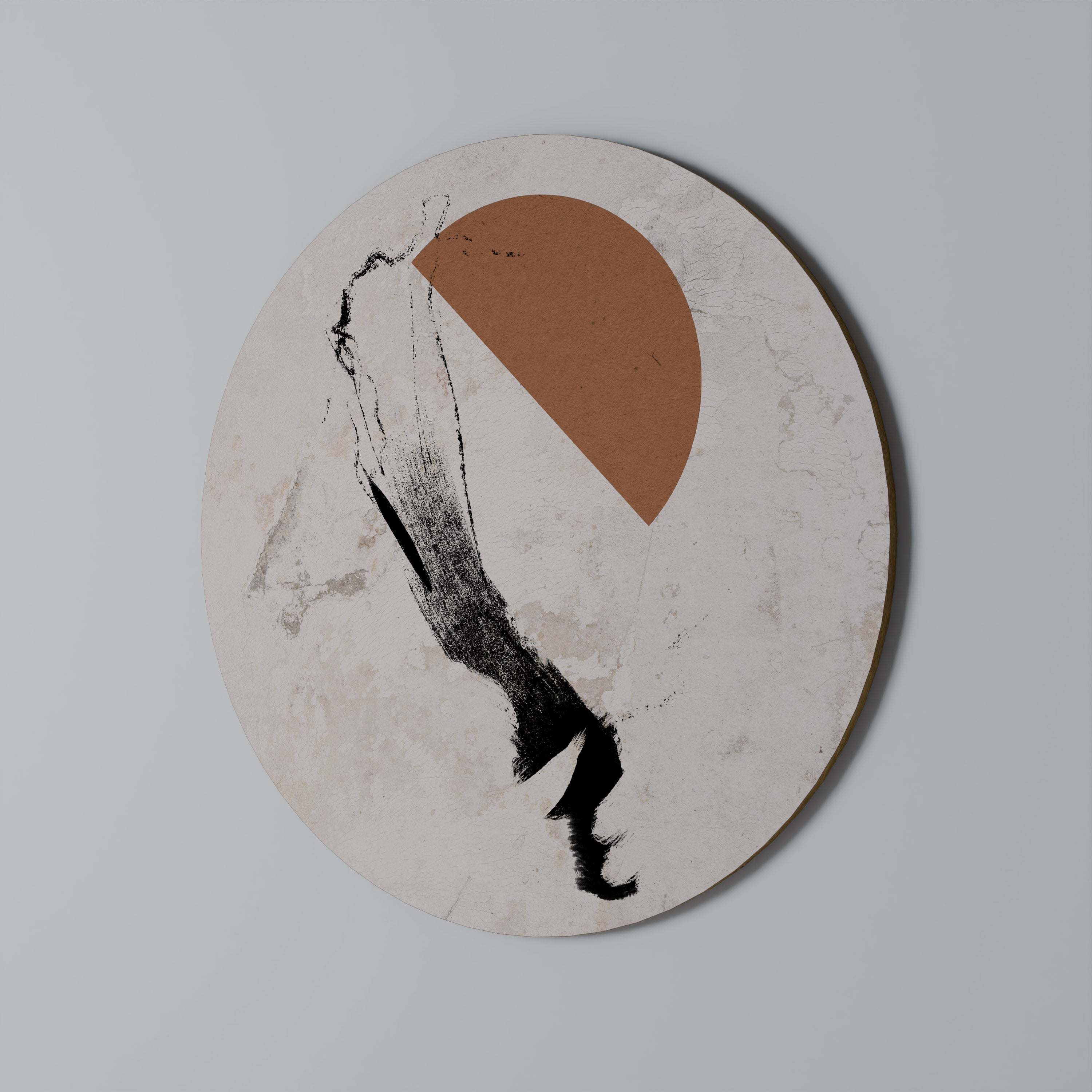 FANTASINS SKUGGOOR Rund Väggkonst