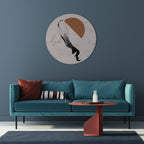 SHADOWS OF IMAGINATION Round Wall Art