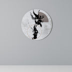 STAINS OF INTROSPECTION Round Wall Art