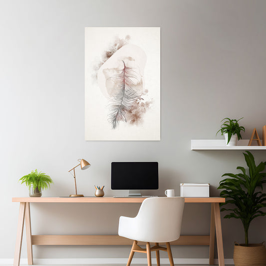 CHARMING DELICACY Vertical Canvas Print