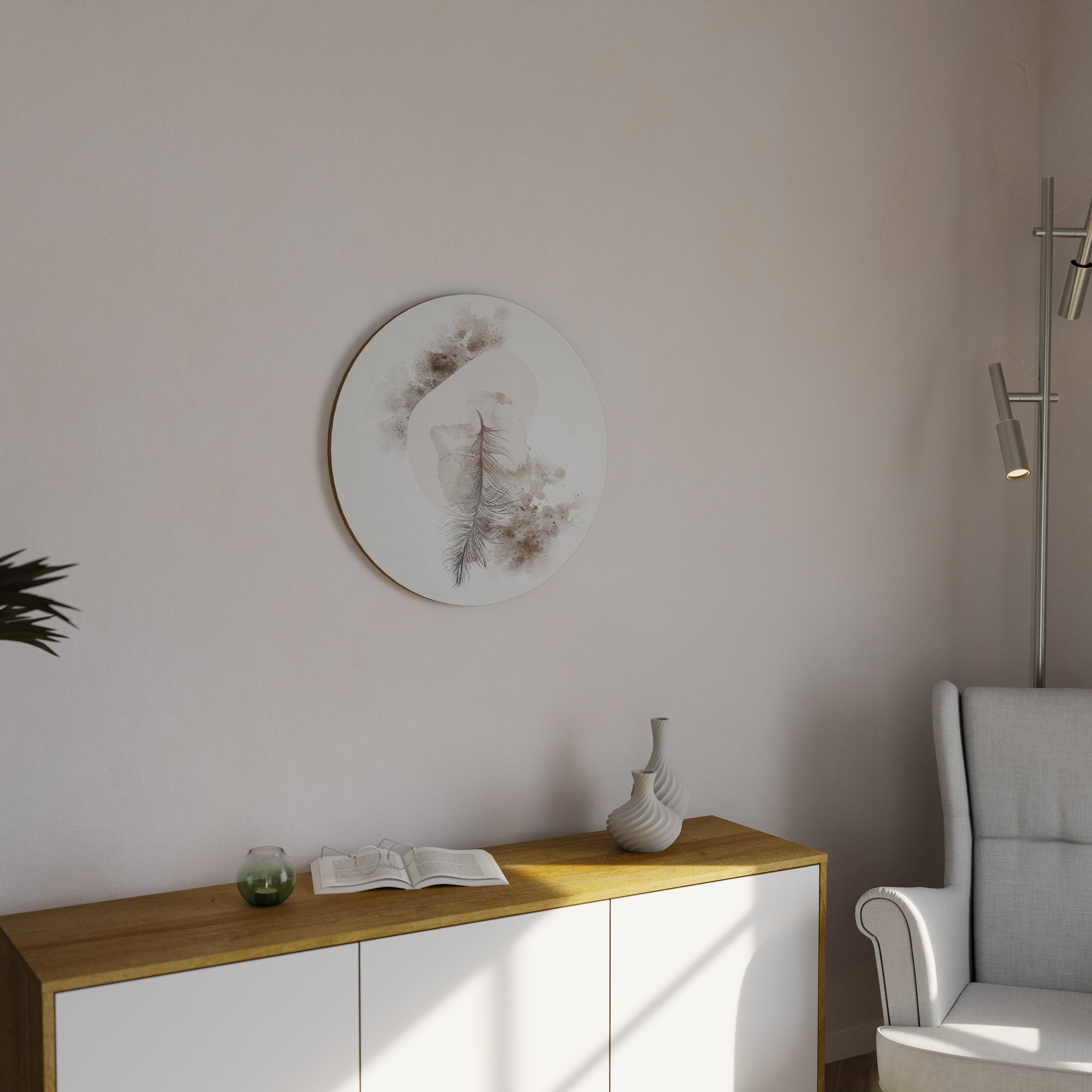 CHARMIG DELIKATESS Rund Väggdekoration