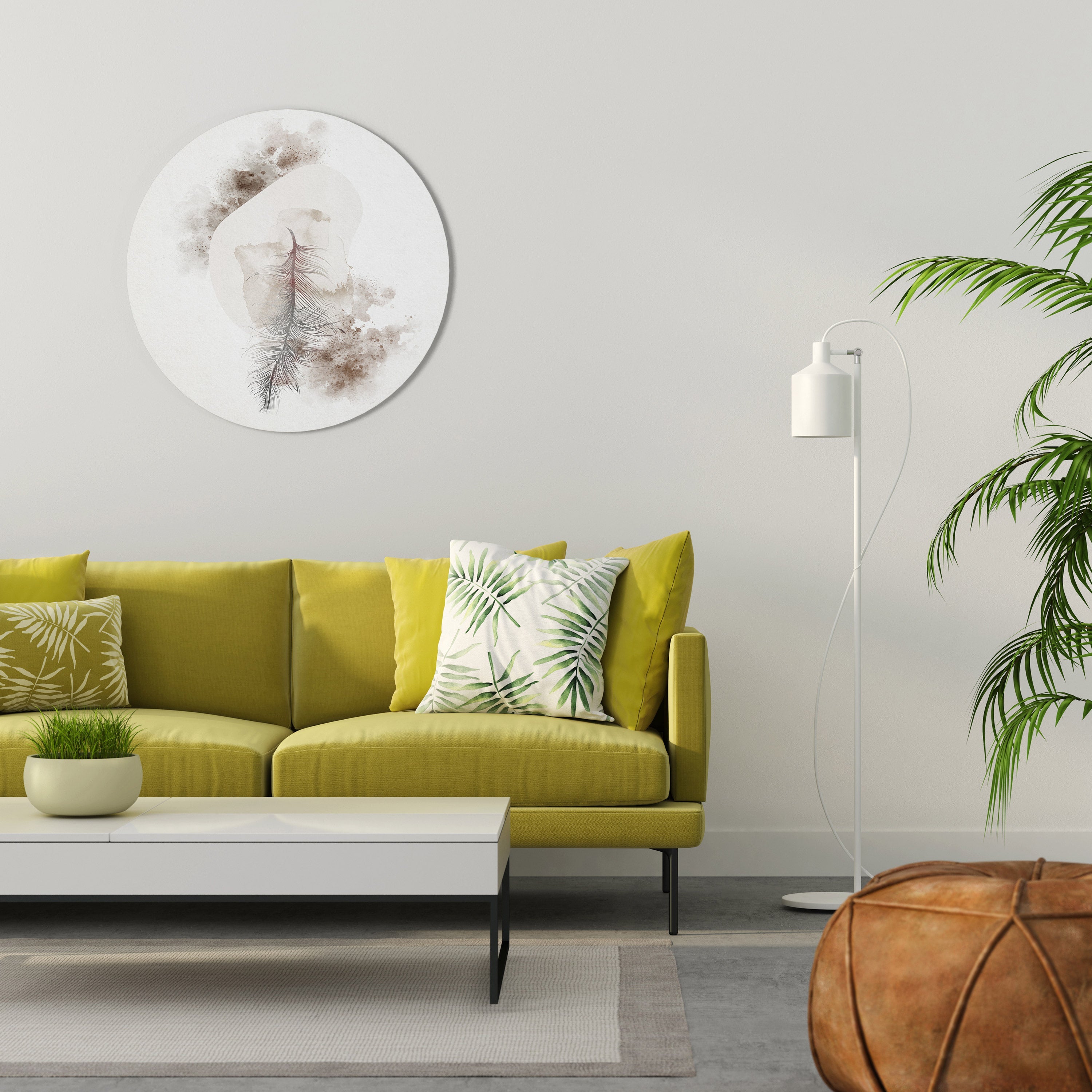 CHARMIG DELIKATESS Rund Väggdekoration