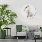 CHARMING DELICACY Round Wall Art