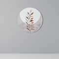 LEAF RADIANCE Round Wall Art