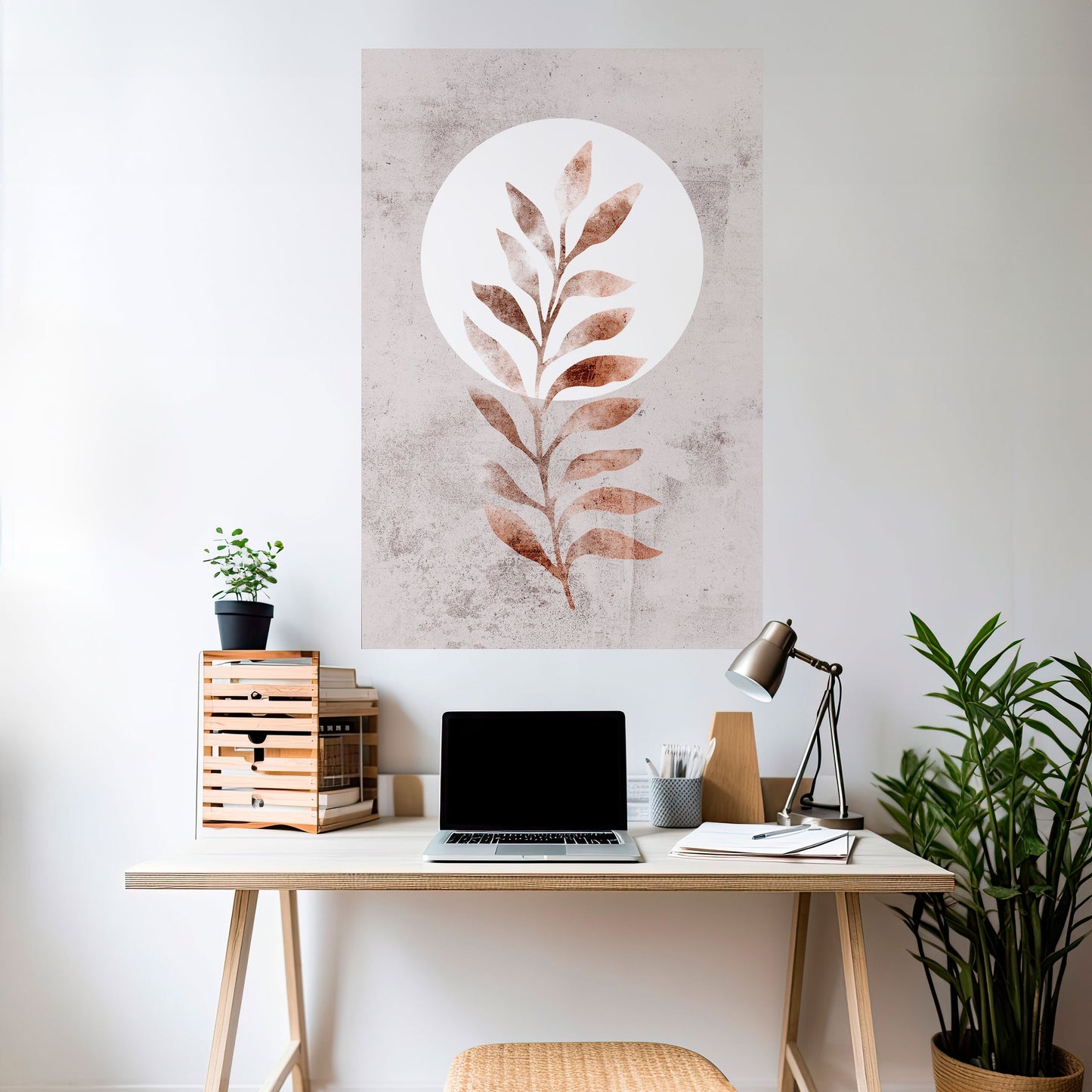 LEAF RADIANCE Peel and Stick Vertical Poster