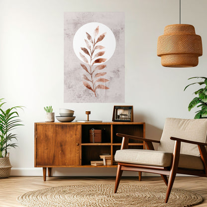 LEAF RADIANCE Peel and Stick Vertical Poster