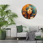 RAINBOW MUSE Round Wall Art