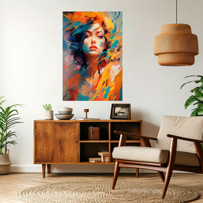 CHROMA CHARM Peel and Stick Vertical Poster