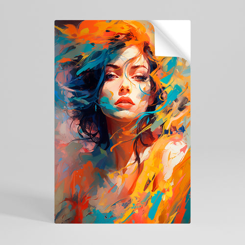 CHROMA CHARM Självhäftande Vertikal Poster