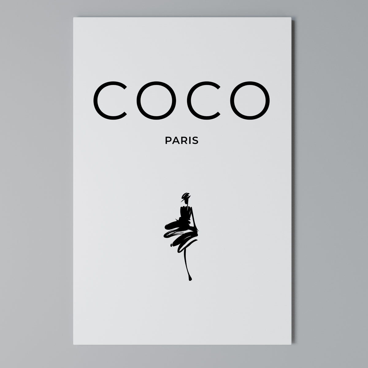 COCO CHANEL - TIMELESS ELEGANCE Vertical Canvas Print