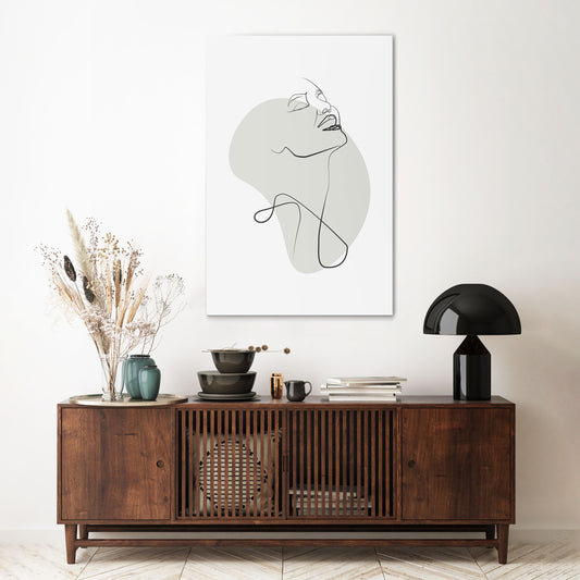SUBTLE SIMPLICITY Vertical Canvas Print