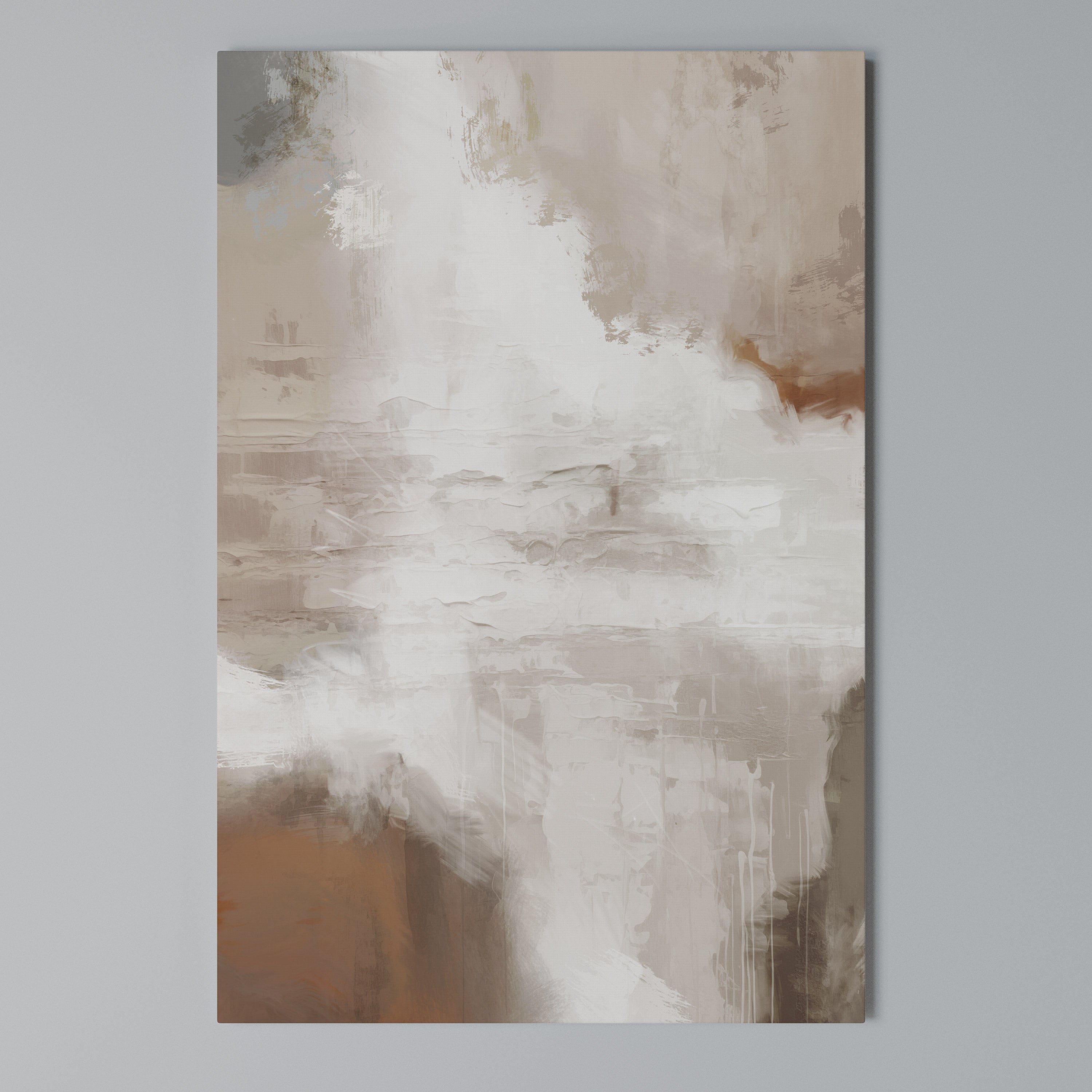 BLUSH SERENITY Vertical Canvas Print