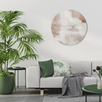 BLUSH SERENITY Round Wall Art