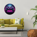 INFINITY MATRIX PAD Round Wall Art