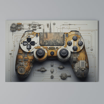 CYBER CHRONICLES PAD Horizontal Canvas Print
