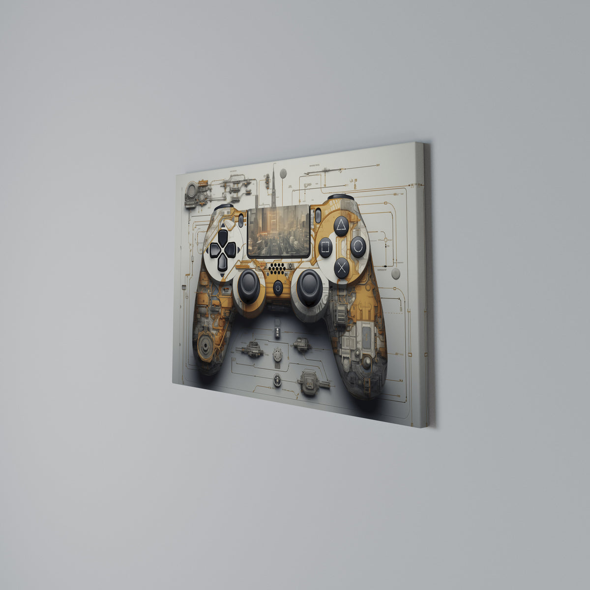 CYBER CHRONICLES PAD Horizontal Canvas Print