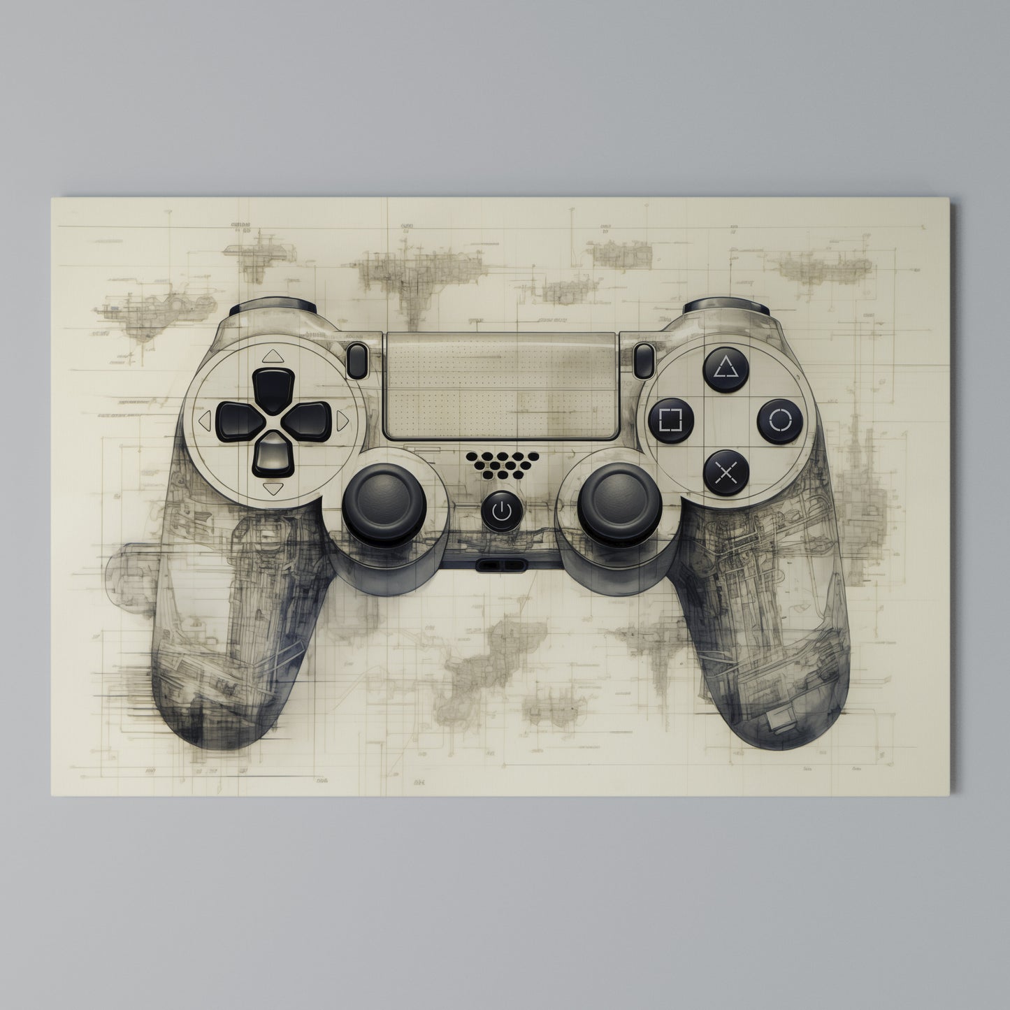QUANTUM QUEST PAD Horizontal Canvas Print