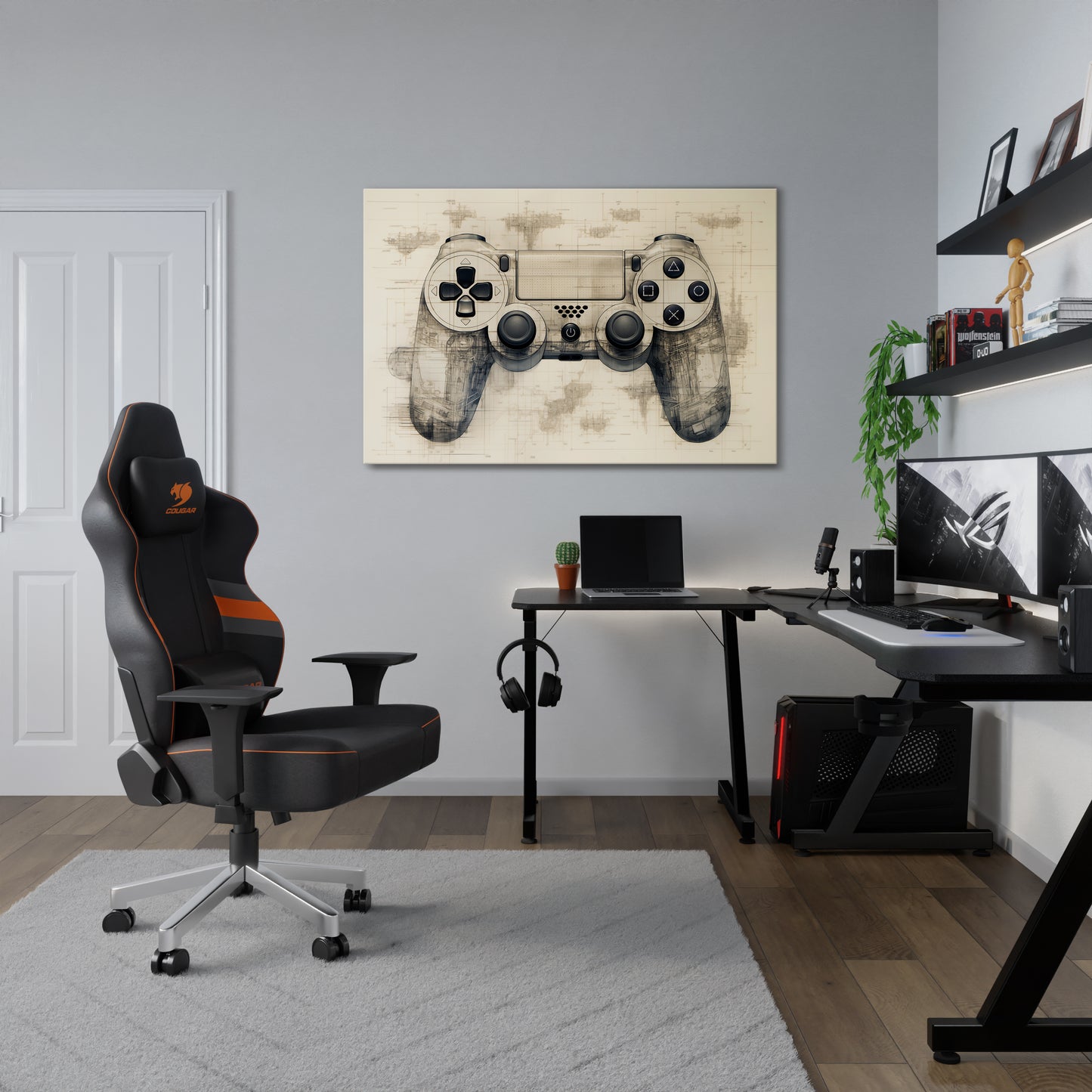 QUANTUM QUEST PAD Horizontal Canvas Print