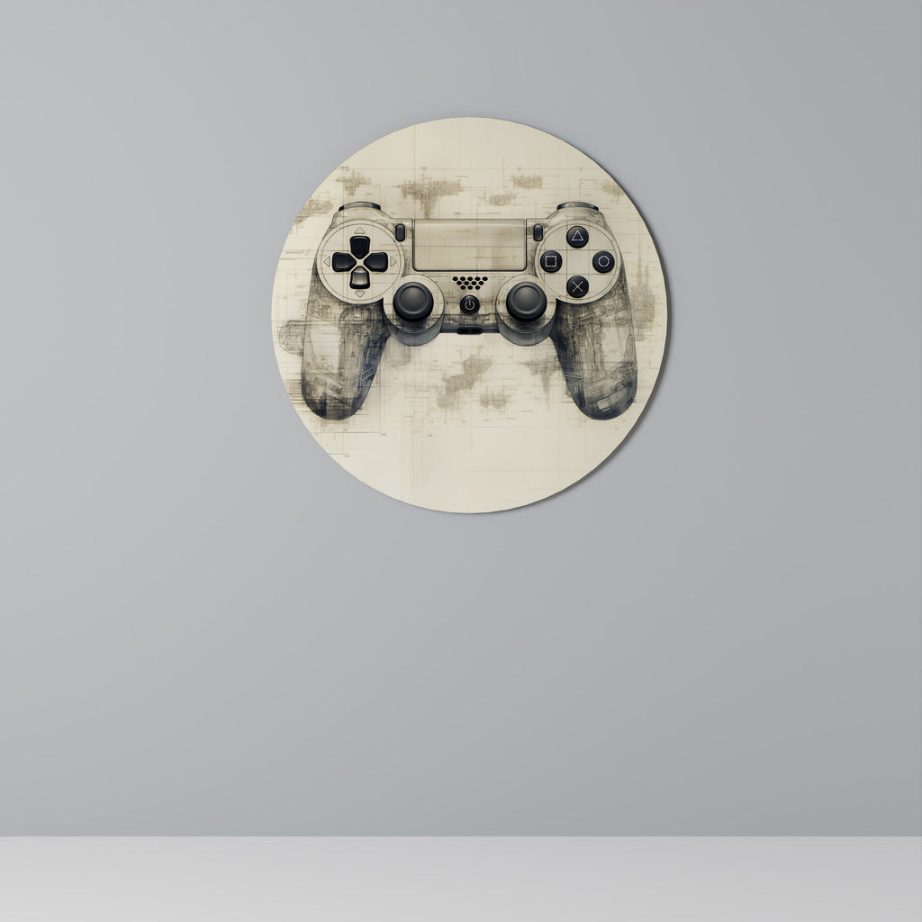 QUANTUM QUEST PAD Rund Väggdekoration