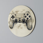 QUANTUM QUEST PAD Round Wall Art